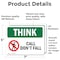 Signmission Safety Culture Sign, 7 in Width, Vinyl Decal, Rectangle OS-2PACK-TS-D-57-L-11797 - alternate 3